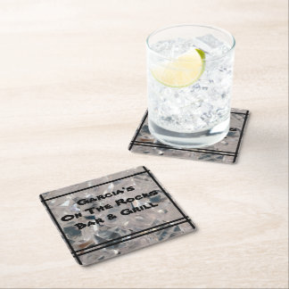 On The Rocks Bar Coaster