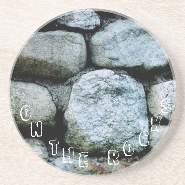 On the Rocks Beverage Coaster (Front)