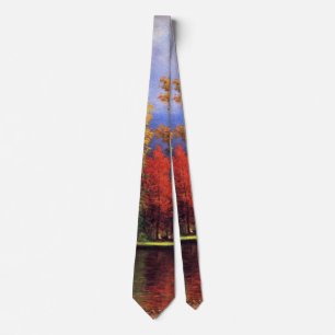 On the Saco by Albert Bierstadt Tie