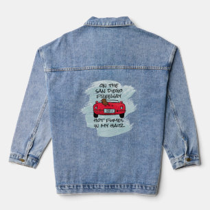 On The San Diego Freeway Not A Dark Or Desert High Denim Jacket