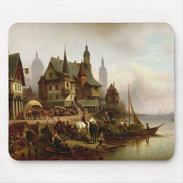 On the Shore, 1872 Mouse Pad (Front)