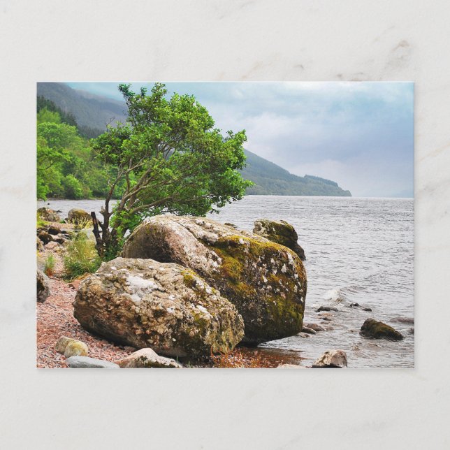 On the shores of Loch Ness Postcard (Front)