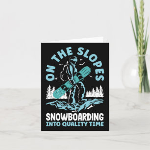 On The Slopes Winter Sports Card