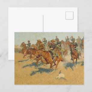 On the Southern Plains by Frederic Remington Postcard