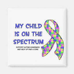 On The Spectrum (pastel colours) Magnet