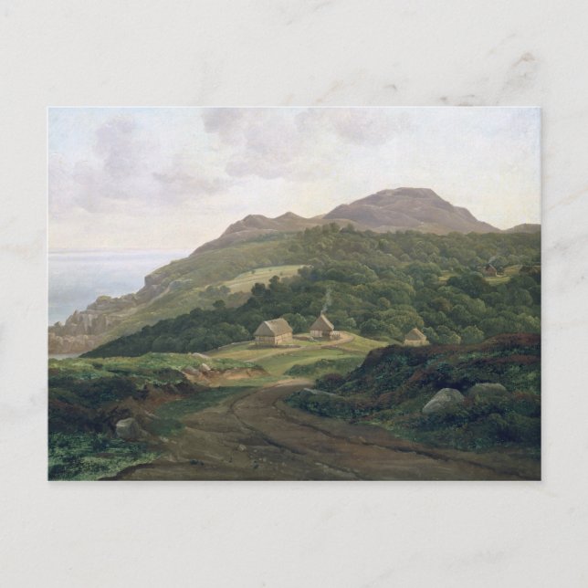 On the Swedish Coast, 1828 Postcard (Front)