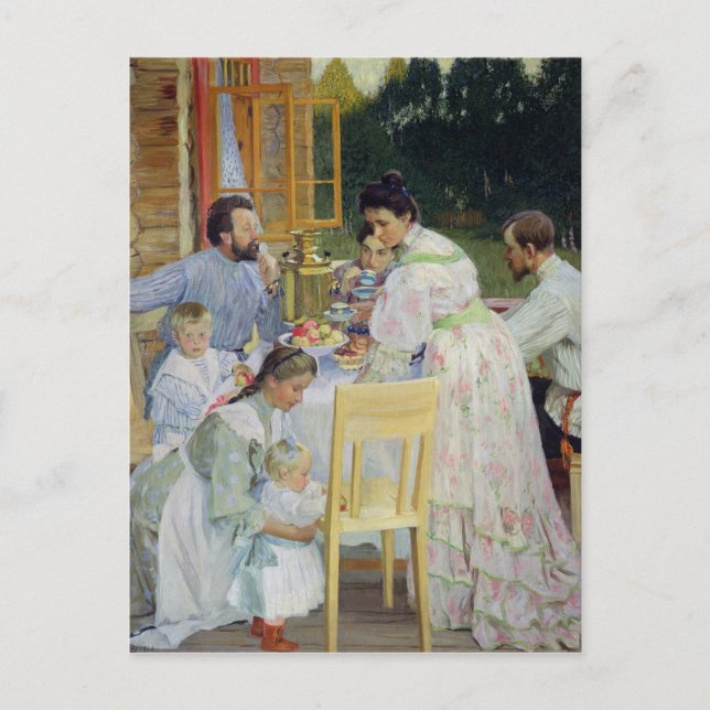 On the Terrace, 1906 Postcard (Front)