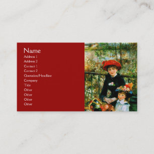 On the Terrace by Renoir Business Card