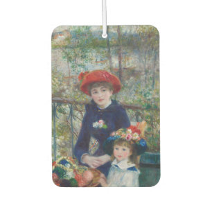 On the Terrace, Impressionist Portrait, Renoir Car Air Freshener