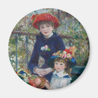 On the Terrace, Impressionist Portrait, Renoir