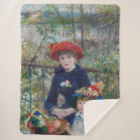 On the Terrace, Impressionist Portrait, Renoir
