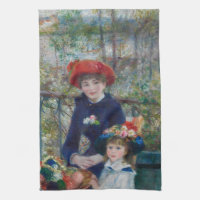 On the Terrace, Impressionist Portrait, Renoir