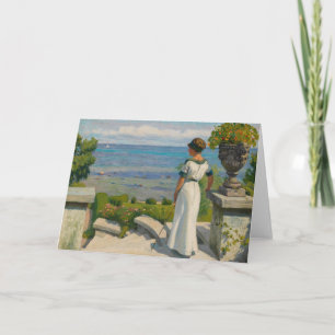 On the Terrace   Paul Fischer Card