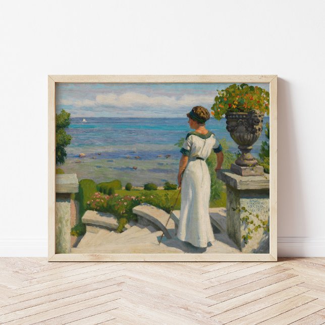 On the Terrace | Paul Fischer Poster (Creator Uploaded)