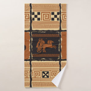 on the theme of Ancient Greece in form of a set o Bath Towel