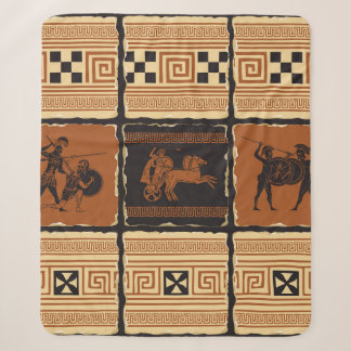  on the theme of Ancient Greece in form of a set o Sherpa Blanket
