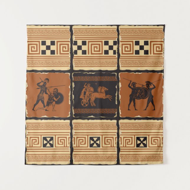  on the theme of Ancient Greece in form of a set o Tapestry (Front)
