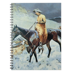 On The Trail (oil on canvas) Spiral Notebook