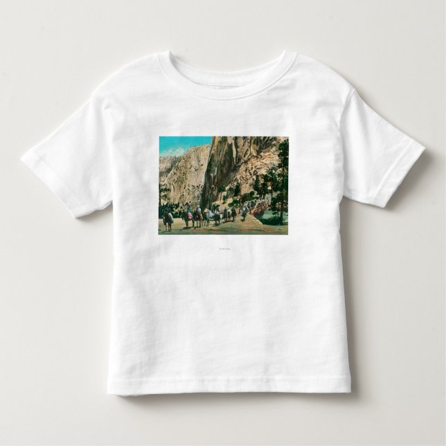 On the Trail to Nevada Falls, Glacier Point Toddler T-Shirt (Front)