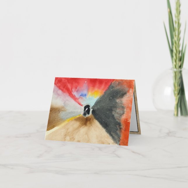 On the Viewing of Flowers and Trees, 1922 by Hilma Card (Front)