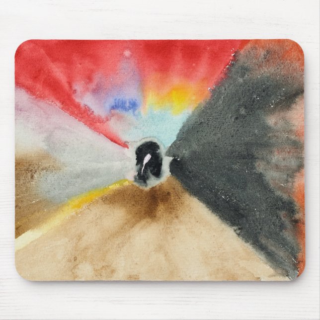 On the Viewing of Flowers and Trees, 1922 by Hilma Mouse Pad (Front)