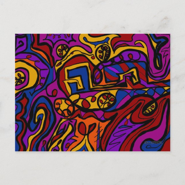 On the Wall Postcard (Front)