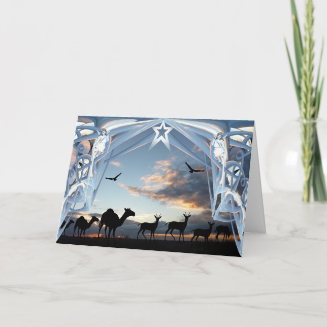 On the way to Bethlehem Holiday Card (Front)