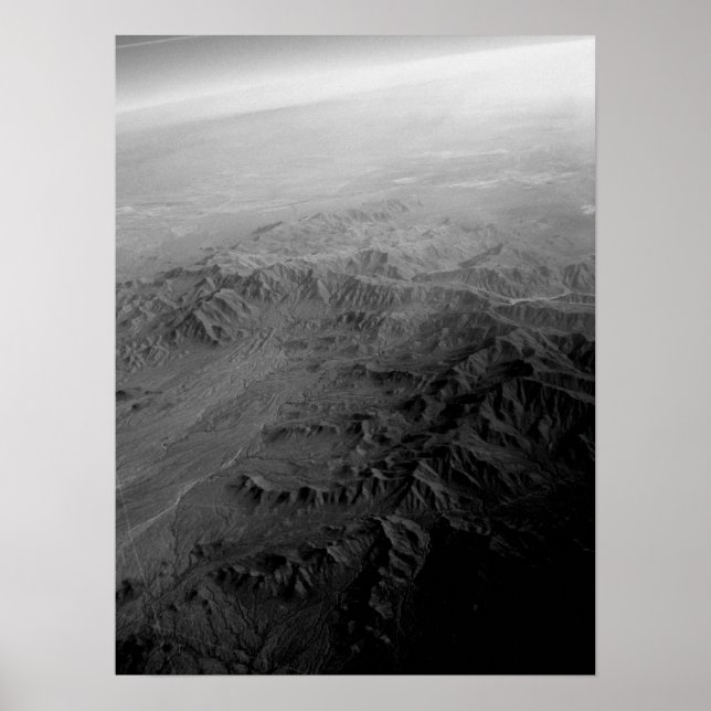 on the way to Hawaii B&W Poster (Front)