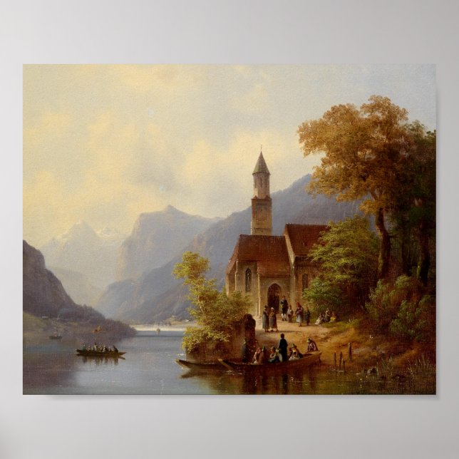 On the Way to Sunday Mass Poster (Front)