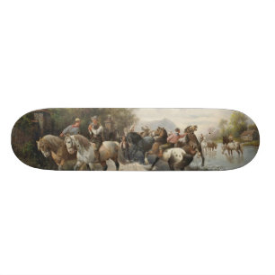 On the Way to the Horse Fair Skateboard