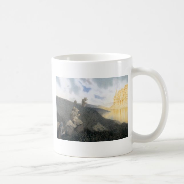 On the Way to Troll Castle Coffee Mug (Right)