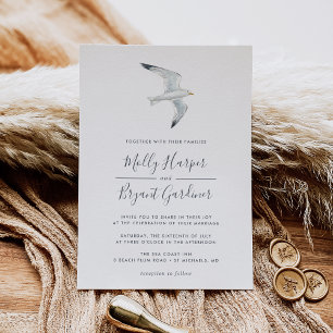 On the Wing   Wedding Invitation