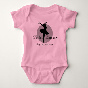 On Their Toes (Ballet) Baby Bodysuit