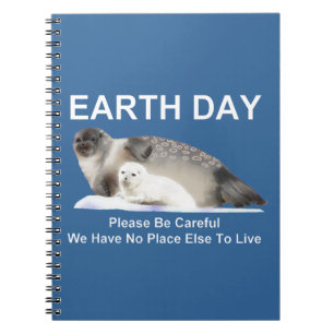 On Thin Ice Spiral Notebook