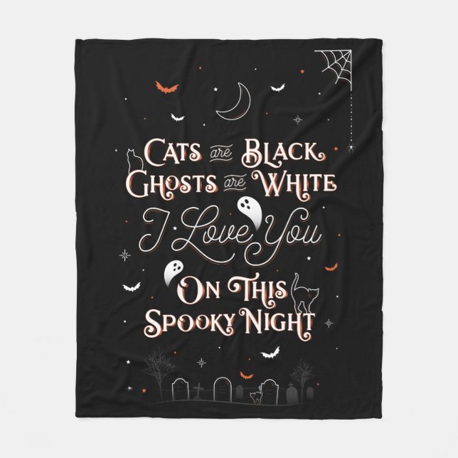 On This Spooky Night Throw Blanket (Front)