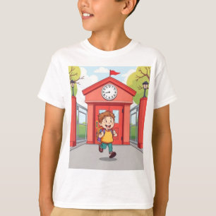On Time and Ready – Back to School Kids T-Shirt