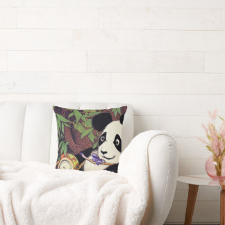 On Time Panda- Cushion