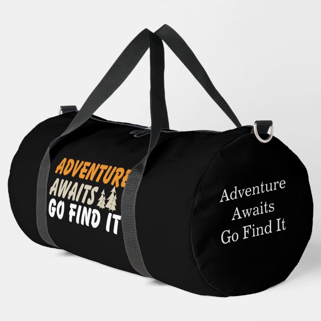 On to New Adventures Duffle Bag (Left Corner)