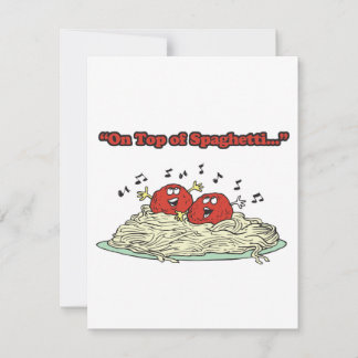on top of spaghetti singing meatballs