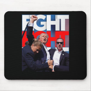 On Trump Fight For America Trump Undefeatable 1 Mouse Pad