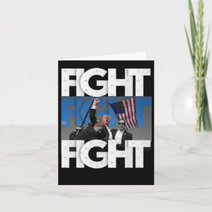 On Trump Fight For America Trump Undefeatable 2  Card