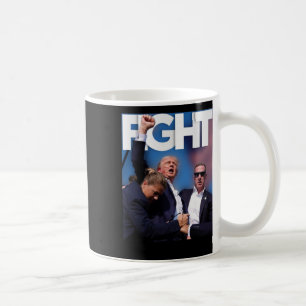 On Trump Fight For America Trump Undefeatable 3 Coffee Mug
