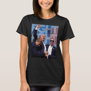 On Trump Fight For America Trump Undefeatable 4 T-Shirt