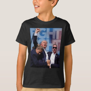 On Trump Fight For America Trump Undefeatable 4  T-Shirt