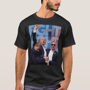 On Trump Fight For America Trump Undefeatable 4  T-Shirt