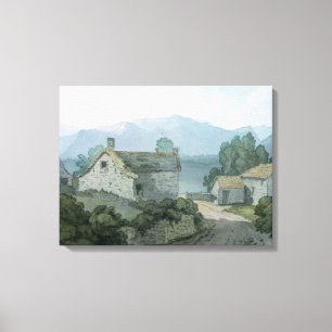 On Ullswater, Cumberland, 1791 Canvas Print
