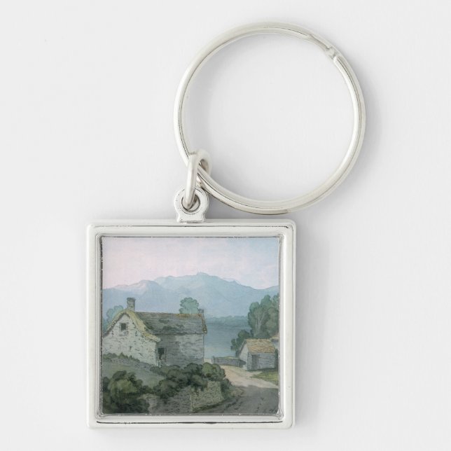 On Ullswater, Cumberland, 1791 Key Ring (Front)