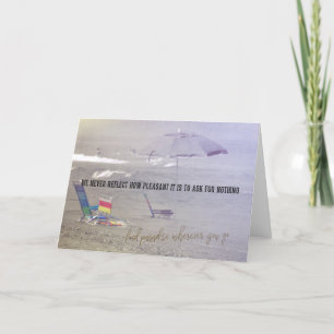 ON VACATION Greeting Card