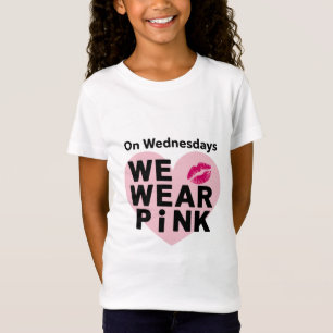 On Wednesday We Wear Pink Funny Valentine  T-Shirt