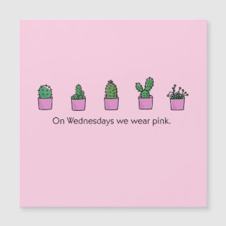 On Wednesdays We Wear Pink